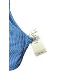 Aerie Bikini Top Women XS Blue Ribbed Scoop Removable Cups Photo 1