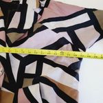 Diane Von Furstenberg  Jacket Abstract Retro Double Breasted Cotton Purple 6 Photo 7