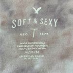 American Eagle  Soft & Sexy Cold Shoulder Tie Dye Flowy Tank Top Photo 3