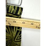 Diane Von Furstenberg  Skirt 8 Green‎ Black Silk Palm Print Y2K Designer Mod Boho Photo 5