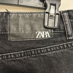 ZARA Black Distressed Jeans Size 8 Photo 6