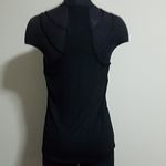 Zenana Outfitters NWT  Racer Back Line Black Top (S) Photo 2