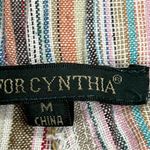 For Cynthia  Striped Linen blend Pants w/pockets Size medium drawstring Photo 5