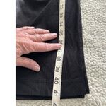 Michael Stars  Christina Black Ruched Long Sleeve Cotton Ribbed Fitted Dress Sz M Photo 11