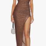 Amazon Brown sparkly maxi dress Photo 0