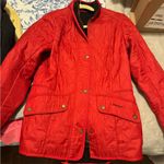 Barbour  Cavalry Polarquilt Quilted Jacket in RED Photo 3