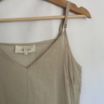 The Great . tan beige sheer v-neck flowy cotton dress size 2 delicate summer Photo 1