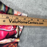 Dress Barn  Floral Dolman Top Large L NWT Colorful Bright Pink Orange Blue Flowers Photo 8