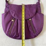 Travelon Purple Hobo Zip Crossbody 5 Point Anti Theft Purse Travel Bag Photo 8