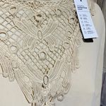 Zanzea NWT Collection Beige bone Asymmetric Tunic blouse front detail Women S Photo 8