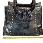 Custom Genuine 100%PVC Hornback Skin Leather Purse Black Photo 6