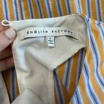 English Factory Blue And Orange Stripe Mini Dress Photo 7