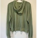 Sundry  green hoodie womens size 4 full zip oversized Photo 2