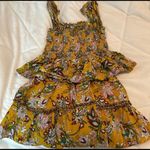 Jennifer Grace Floral Top and Skirt Yellow Size M Photo 4