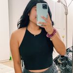 Brandy Melville Black Halter Top Photo 0