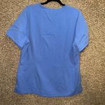 FIGS Womens  Casma Three Pocket Scrub Top Size XL Ceil Blue Photo 8