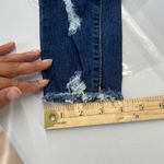 Almost Famous Skinny Jeans Womens 0 Blue Cotton Mid Rise Distressed Frayed Hem Photo 11