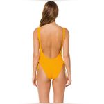 Eberjay Eberjey Women’s Alta Mare Mila Ribbed Lace Up One Piece Bathing Suit Size L NWT Photo 7
