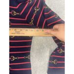 Brooks Brothers womens Large brooks brother horse bit equestrian sweater cotton navy Photo 3