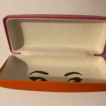 Kate Spade  New York Eyeglass Case Glasses Holder Rectangle Box Pink Orange Photo 2