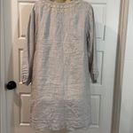 Roberta Roller Rabbit Roller Rabbit “Sora” Grey Linen Dress XS Photo 6