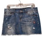 Lucky Brand  Sea Star Mini Denim Skirt Size 8/29 Photo 0