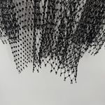 Unbranded Rhinestone Black Shawl Top Overlay Mesh Sheer Glamour OSFM Size undefined Photo 9