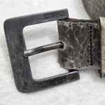Diesel Vintage 90 Gray Leather Belt Size 90/36" Photo 1