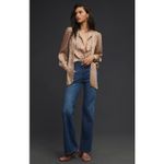 Anthropologie NWT Pilcro Polished Mid-Rise Bootcut Jeans Size 27 Dark Trousers Photo 1