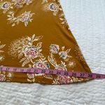 Mudd fall Orange Floral Long Sleeve Dress Photo 4