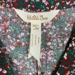 Matilda Jane  Brown&Pink Fabulously Floral Tiered Mini Dress Sz.S NWT Photo 6