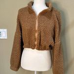 Zaful Sherpa Faux Fur Cropped Teddy Bomber Jacket - size small Photo 1