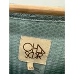 Chaser  Top Women XXL Blue Thermal Long‎ Sleeve V-Neck Pullover Polyester Blend Photo 5