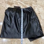 Sunset & Spring Black Patent bow mini skirt. Size XS nwt Photo 4