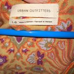 Urban Outfitters  Orange Michelle Plunging Long Sleeve Mini Dress Size Large Photo 5