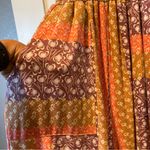 BUCKETLIST S Patchwork jumpsuit w/pockets one piece FLAW smocked bodice wide leg Purple Photo 2