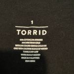 Torrid 1 keyhole cutout off the shoulder stretch knit top TB 2046 Photo 3