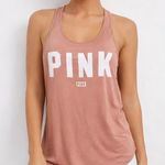 Vintage Y2K Victoria's Secret PINK Super Soft Tank Top Pink Racerback Mesh Sz S Photo 0