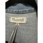 Madewell Jacket Womens S Oversized Denim Jean Long Sleeve Distressed Photo 3