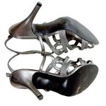 Adrianna Papell Adrianna Pappel Boutique Women’s 9M Silver Gray Rope Strappy High Heels sandals Photo 10