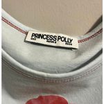 Princess Polly Hibiscus Baby Tee in Blue Women's sz. 2 Photo 3