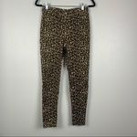 We The Free WE The Free Belle Animal Print Cropped Skinny Jeans Sz 26 Leopard Photo 3