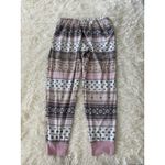 secret treasures Secret Treasures Pajama Set XL Pink White Gray Fair Isle Heart Print Loungewear Photo 5