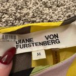 Diane Von Furstenberg  multicolor striped silk wrap sleeveless top size M Photo 5