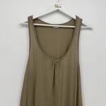 Lascana Sleeveless Mini Tank Dress Boho Size US 8 Khaki Tan Scoop Neck Photo 1