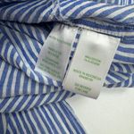 Lilly Pulitzer  Shirt Dress Womens Large Natalie Blue White Stripe Cover Up Maxi Photo 7