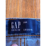 Gap Legging Medium Wash 5 Pocket Denim Jean Womens Size 29 Photo 1