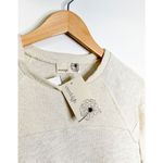 Everleigh  Shirt Womens Steipe Knit Pullover Sweater Cream Oatmeal Medium NWT Photo 5