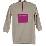 Tommy Hilfiger Y2K Fleece 1/4 Zip Pullover Womens Top Sz XL Preppy Logo Cozy Photo 10