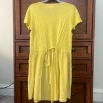 A loves A EUC  Anthropologie Silk Yellow T-Shirt Dress, Size XS Photo 3